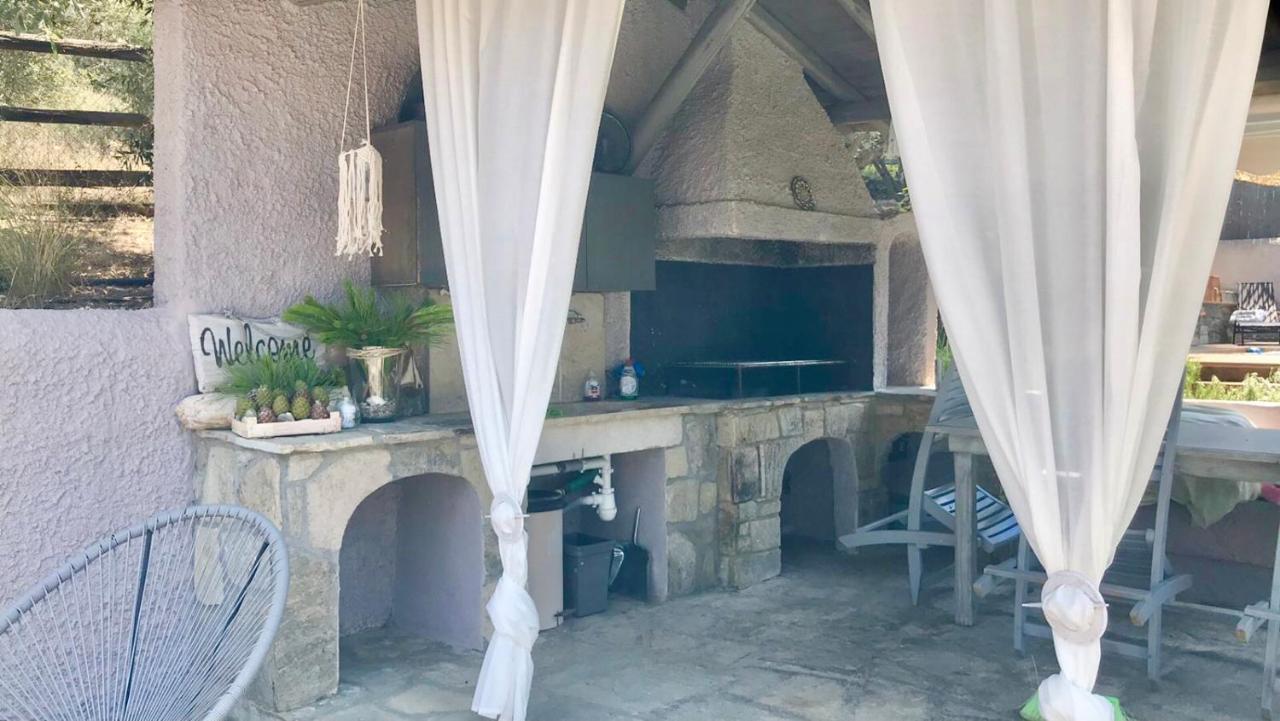 Sea view villa in Olive Garden Nea Kallikrateia Esterno foto