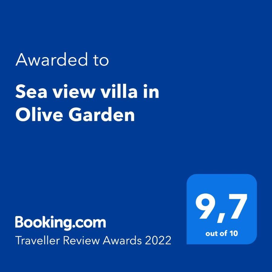Sea view villa in Olive Garden Nea Kallikrateia Esterno foto