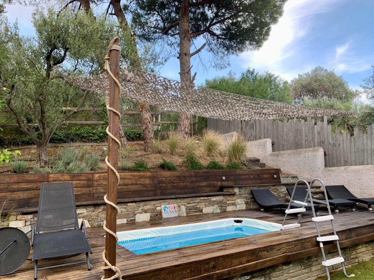 Sea view villa in Olive Garden Nea Kallikrateia Esterno foto