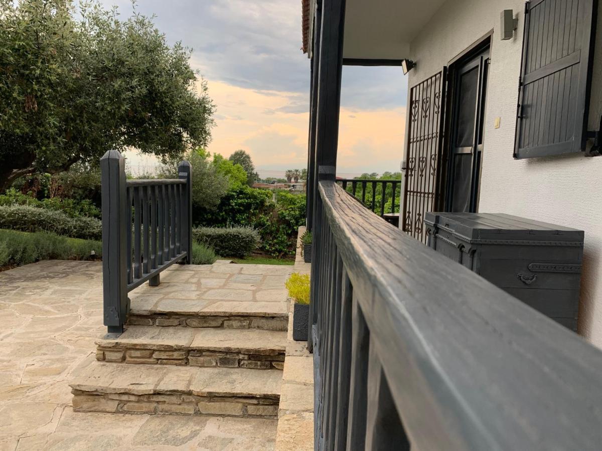 Sea view villa in Olive Garden Nea Kallikrateia Esterno foto