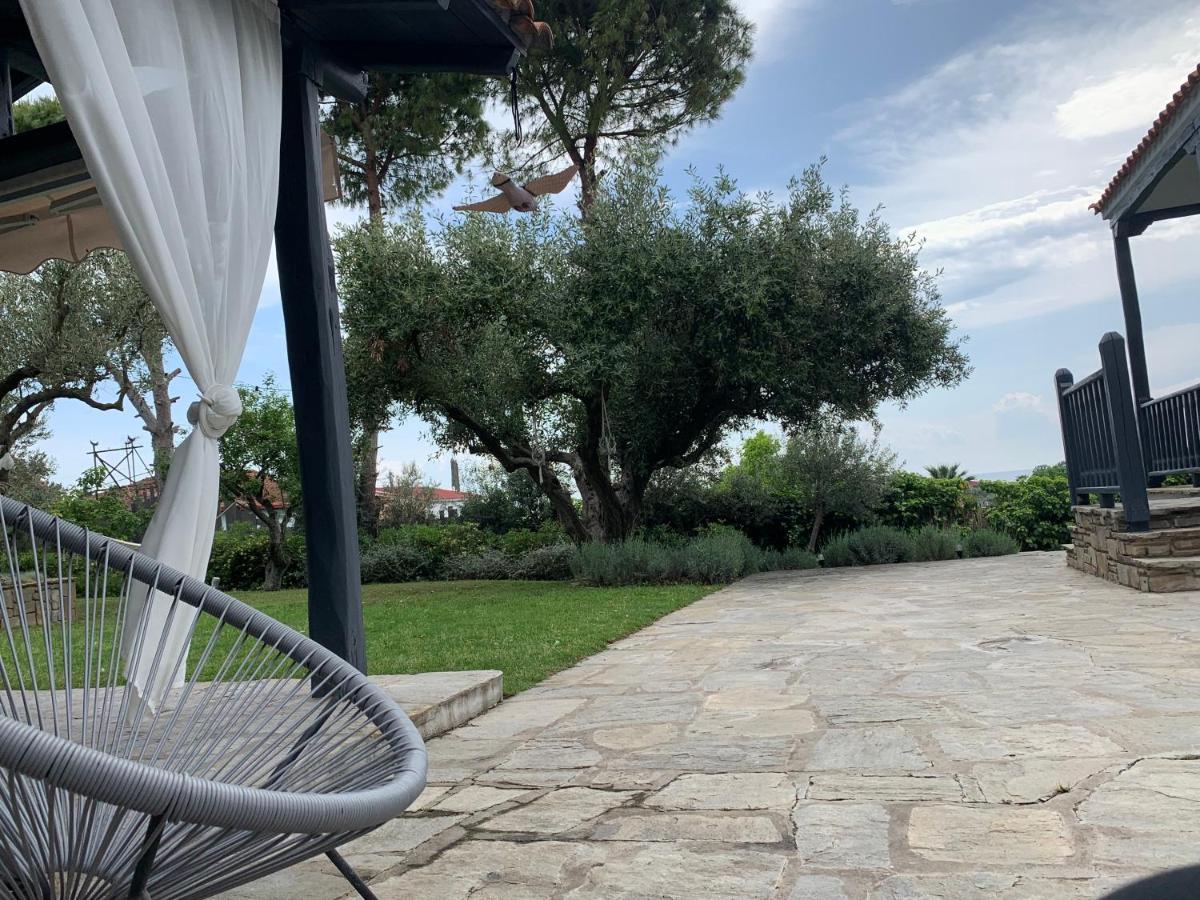 Sea view villa in Olive Garden Nea Kallikrateia Esterno foto