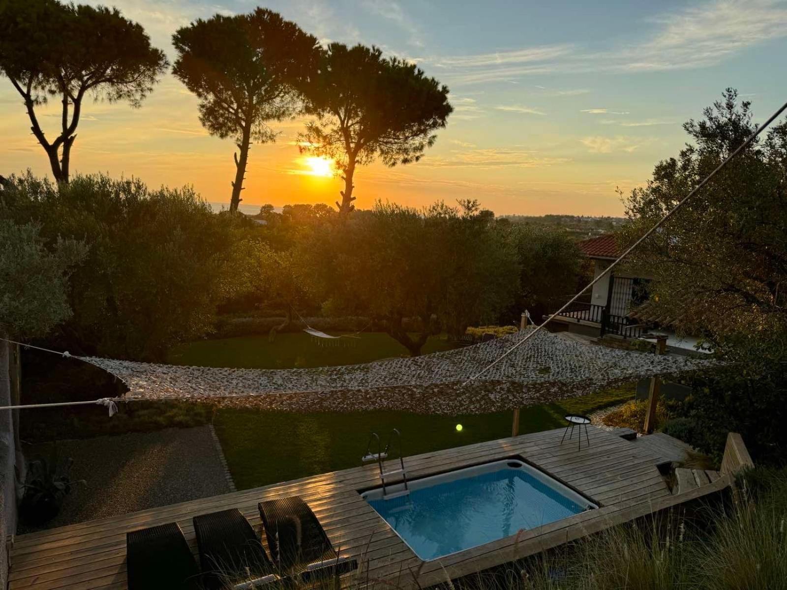 Sea view villa in Olive Garden Nea Kallikrateia Esterno foto