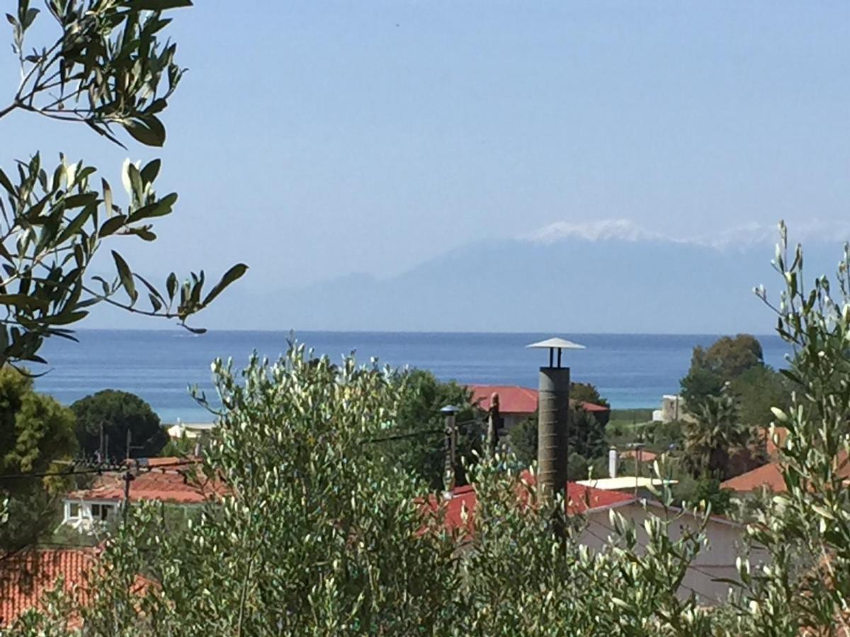 Sea view villa in Olive Garden Nea Kallikrateia Esterno foto